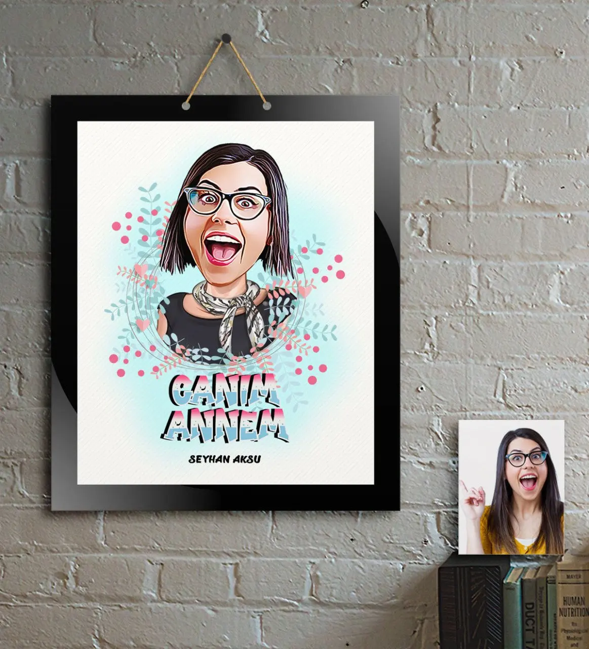 Персонализированный Деревянный стол с изображением милой мамы|Христианские