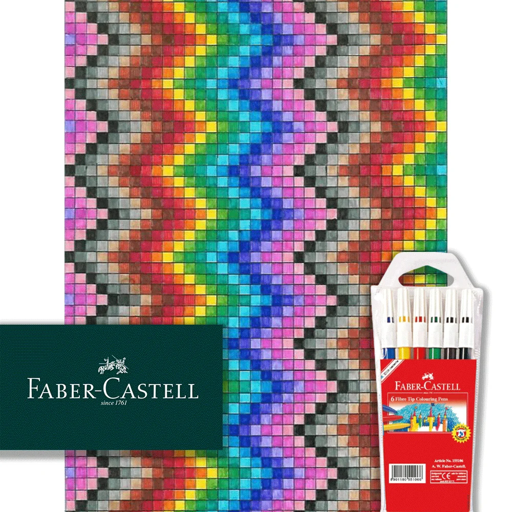 

Faber-Castell fiber-tip pen 45, Fasermalstifte 6 - 12