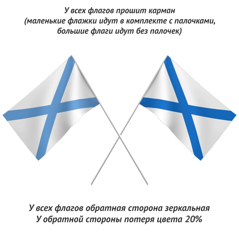 Андреевский флаг военно-морского флота моряков России ВМФ РФ Армия и флот