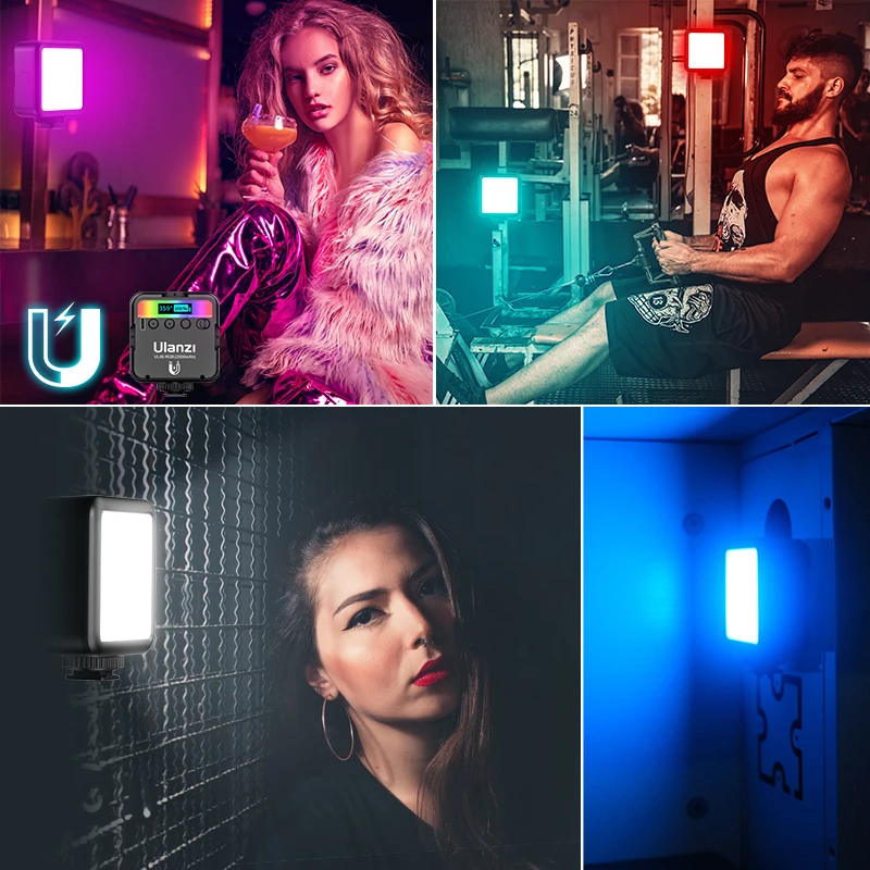 Ulanzi VL49 диммируемая цветная (RGB) Светодиодная лампа для освещения видео