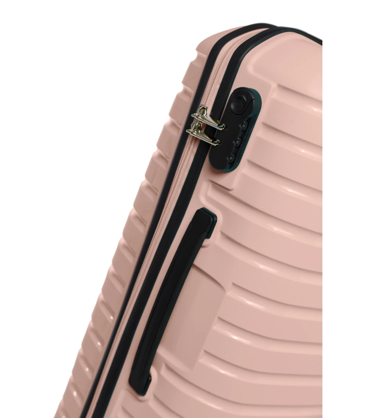 

G & D Polo Suitcase PP Injection 3-Suitcase Travel Set - Model 400.17 Salmon-Luggage bag travel suitcase business luggage wheeled