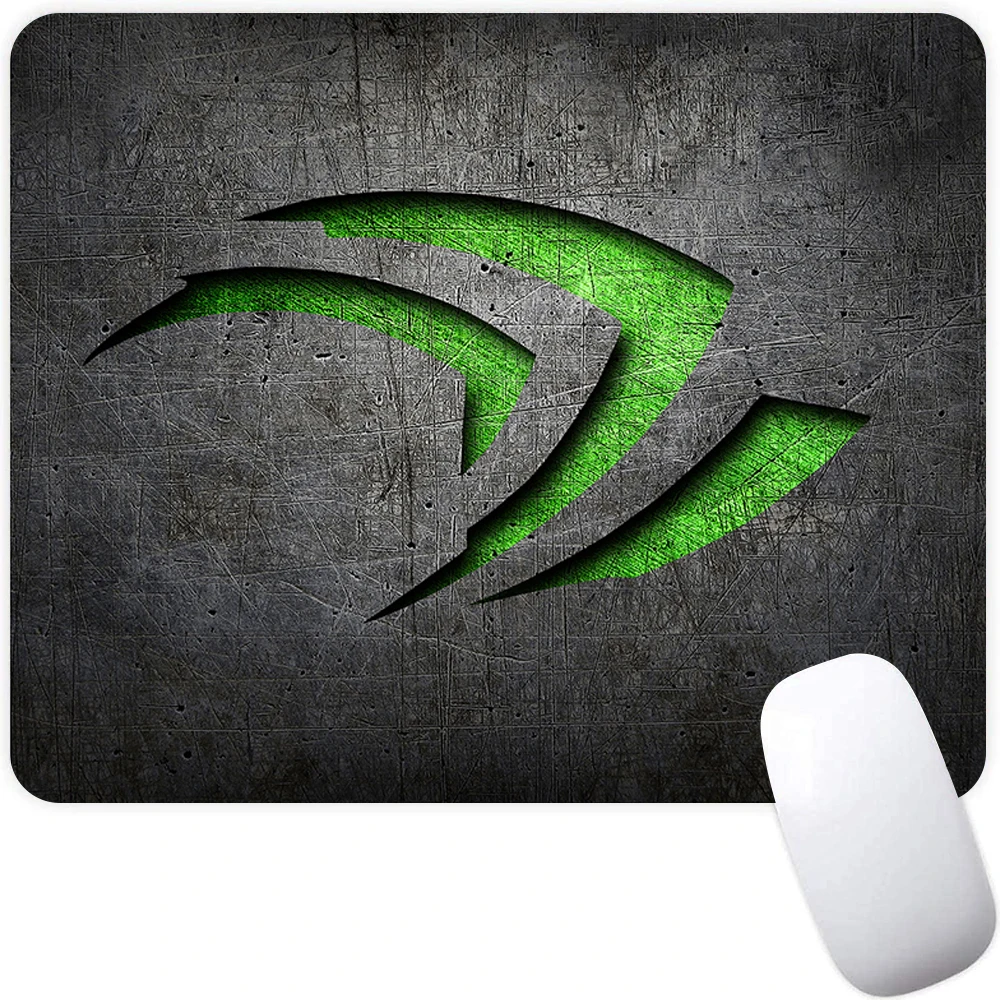 Игровой коврик для мыши Nvidia маленький Коврик компьютерной геймеров ноутбука