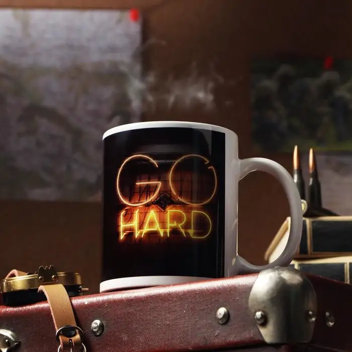 Кружка С 23 февраля. Go Hard, с нанесением (art.: 3920bb69e2d3a) - 3920bb69e2d3a
