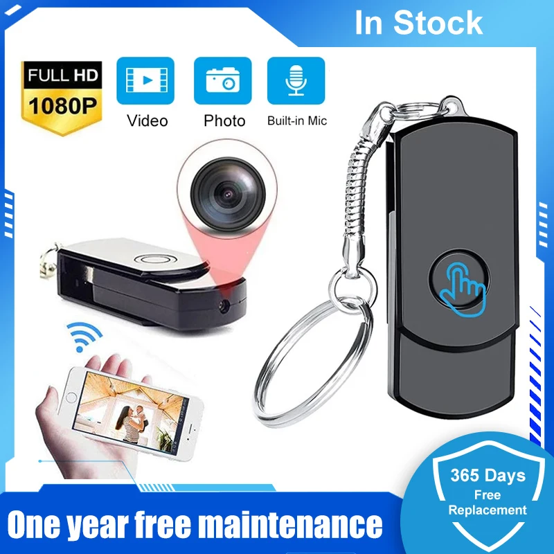 

HD 1080P беспроводная мини USB камера с монитором в режиме реального времени P2P Беспроводная микро веб-камера видеокамера для домашней съемки