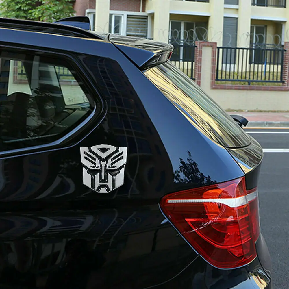 3D наклейки для автомобиля Трансформеры Decepticon эмблема хвостовая часть значок