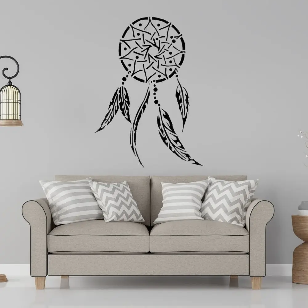 

Dream Catcher Plume Wall Dreamcatcher Decal Sticker Home And Hotel Room Decoration A002064