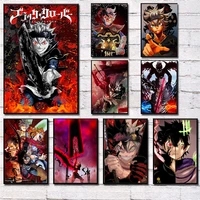 black clover asta japanese anime canvas painting wall art posters and prints comic game pictures for living room home decoration