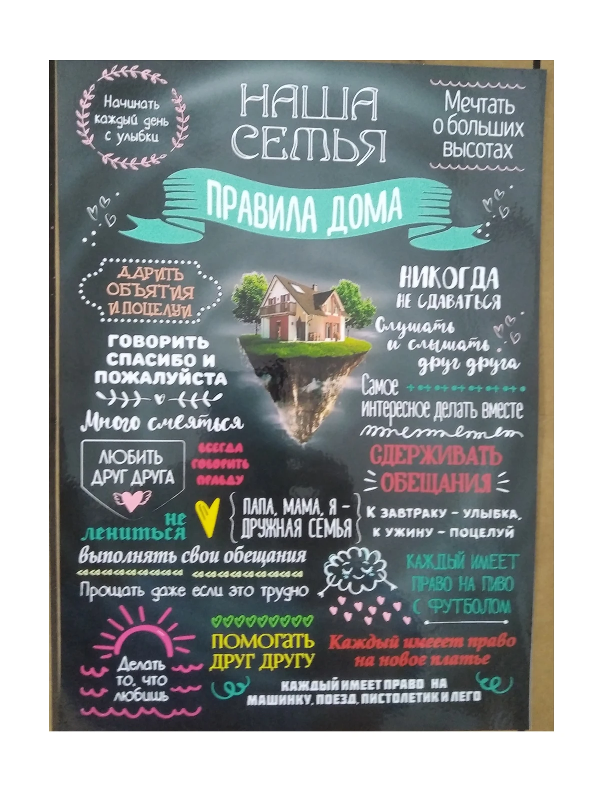 Магнит - панно на холодильник &quotНаша семья&quot. | Дом и сад