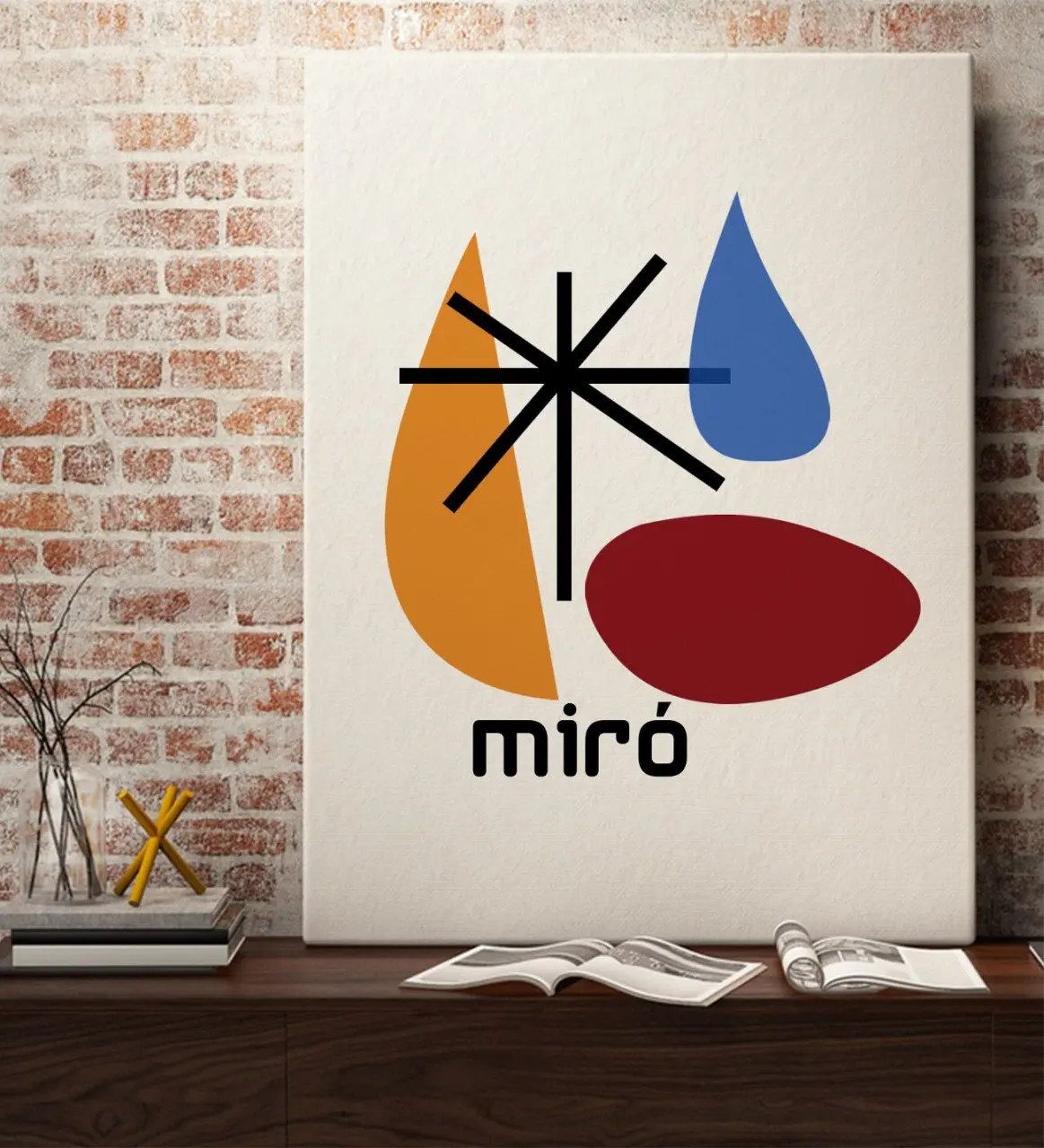 

Miro Design Canvas Print 50x70cm Gift Home Decoration Special Design Home Office Business Place Quality Cost Effective vicinity