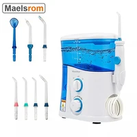 nicefeel water oral irrigator flosser dental teeth cleaner pick spa tooth care clean with 7 nozzles tips uv disinfection