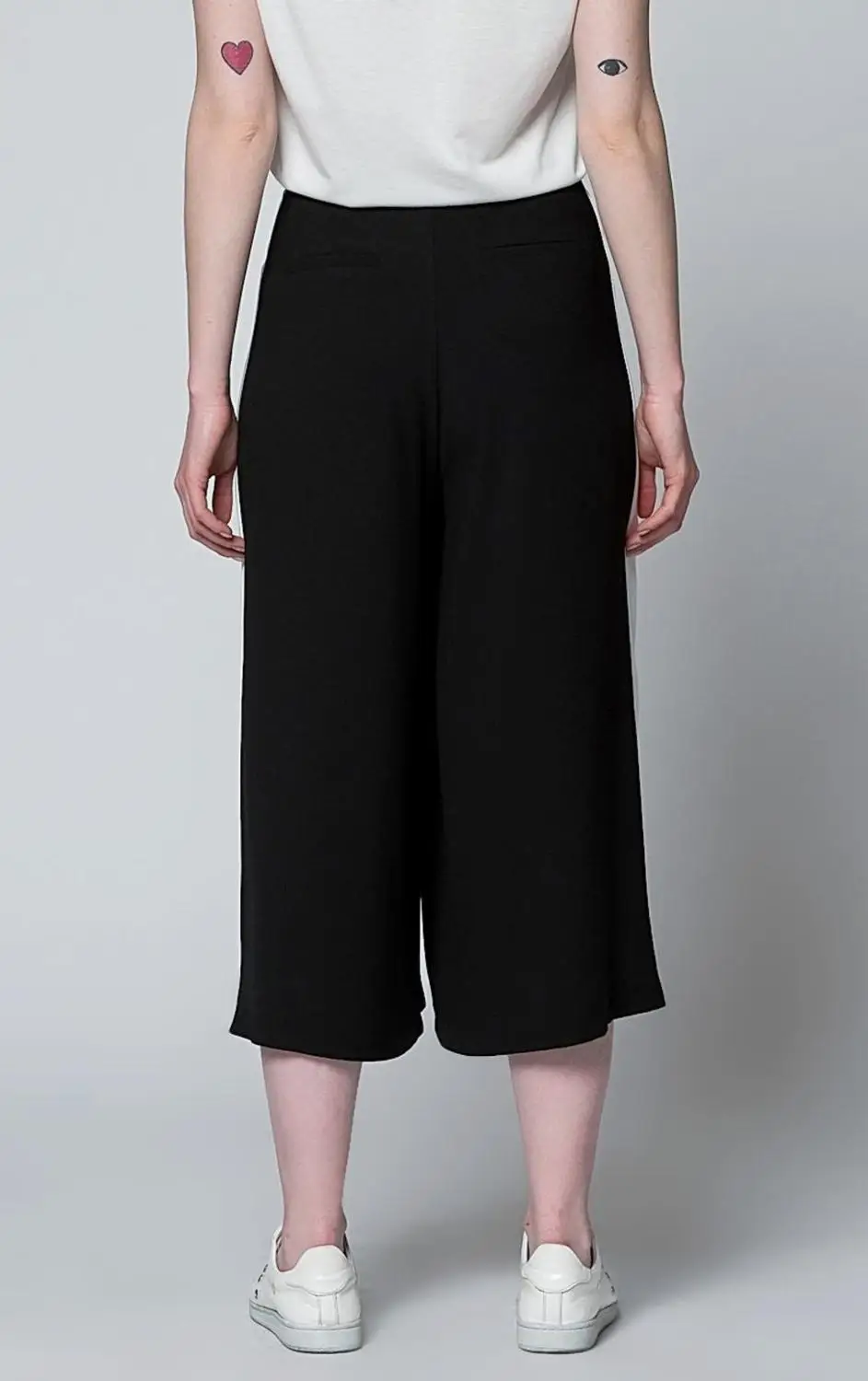 

Женские полосатые спортивные брюки с широкими штанинами/эффект кимоно/сверхширокие/низкая промежность/Высокая талия/эластичная лента