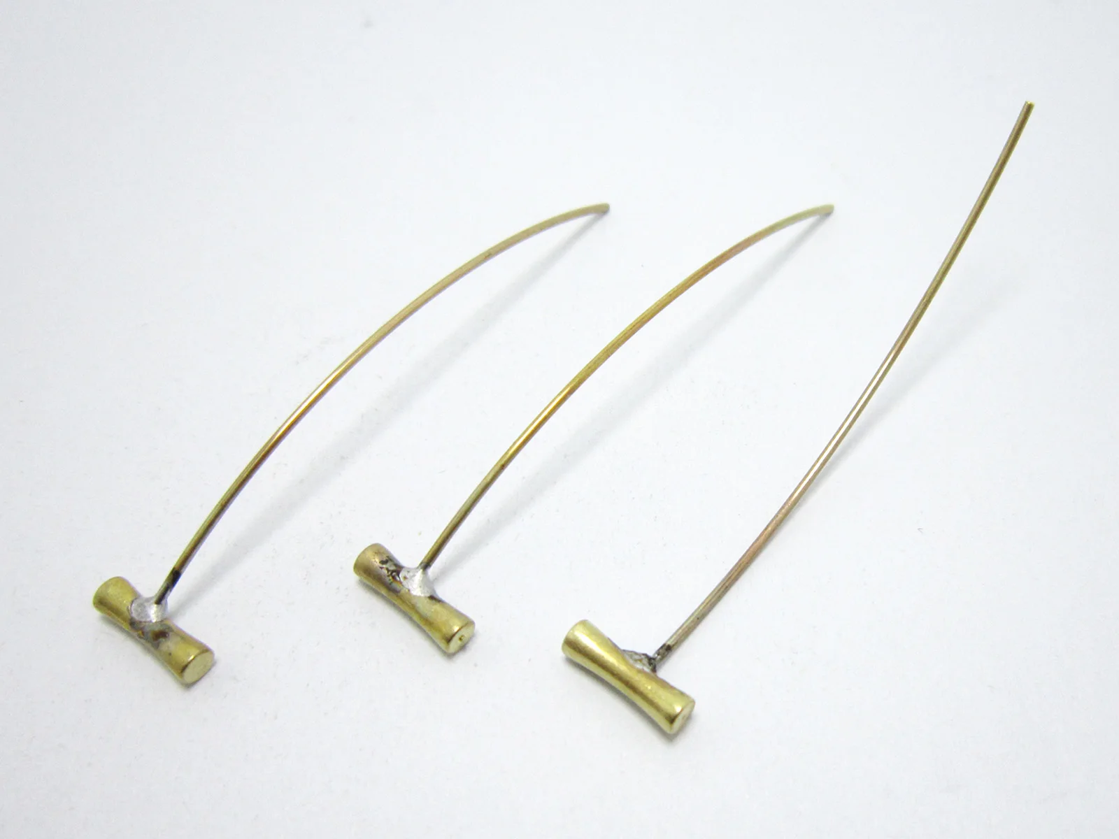 20 шт латунный стебель вишни 47 мм Шпилька с головкой латунные подвесные шпильки