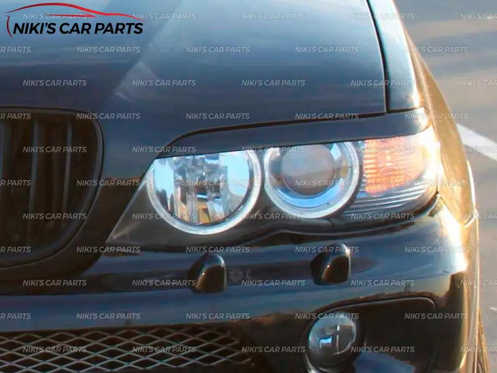 Чехол для бровей фар BMW X5 E53 2003 2006 АБС пластик литье ресниц декоративные