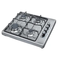 Countertop Burner Kitchen Cooktop Stoves Hob Cooking Appliance Cookware Gas Cooker INOX COLOR NEW DESIGN