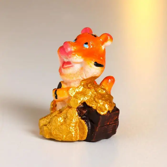 Сувенир полистоун &quotТигрёнок-золотоискатель&quot МИКС 3х3 2х2 5 см | Дом и сад