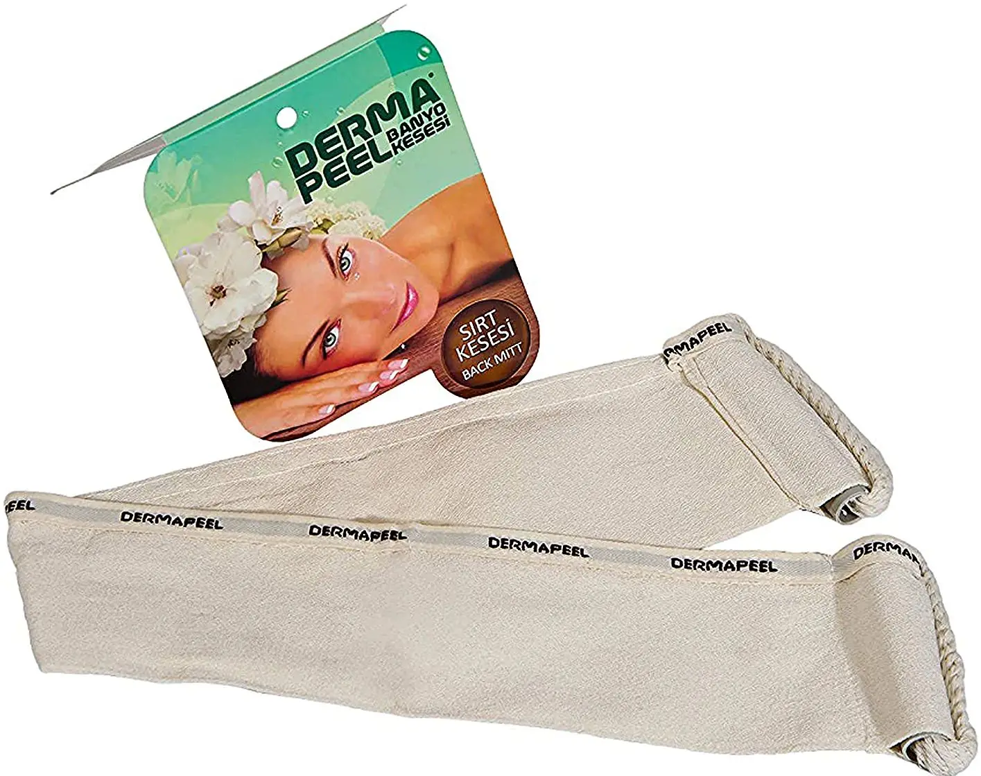 Bath exfoliating bath glove turkish hamam spa sauna skin fiber body cleansing cellulite acne |