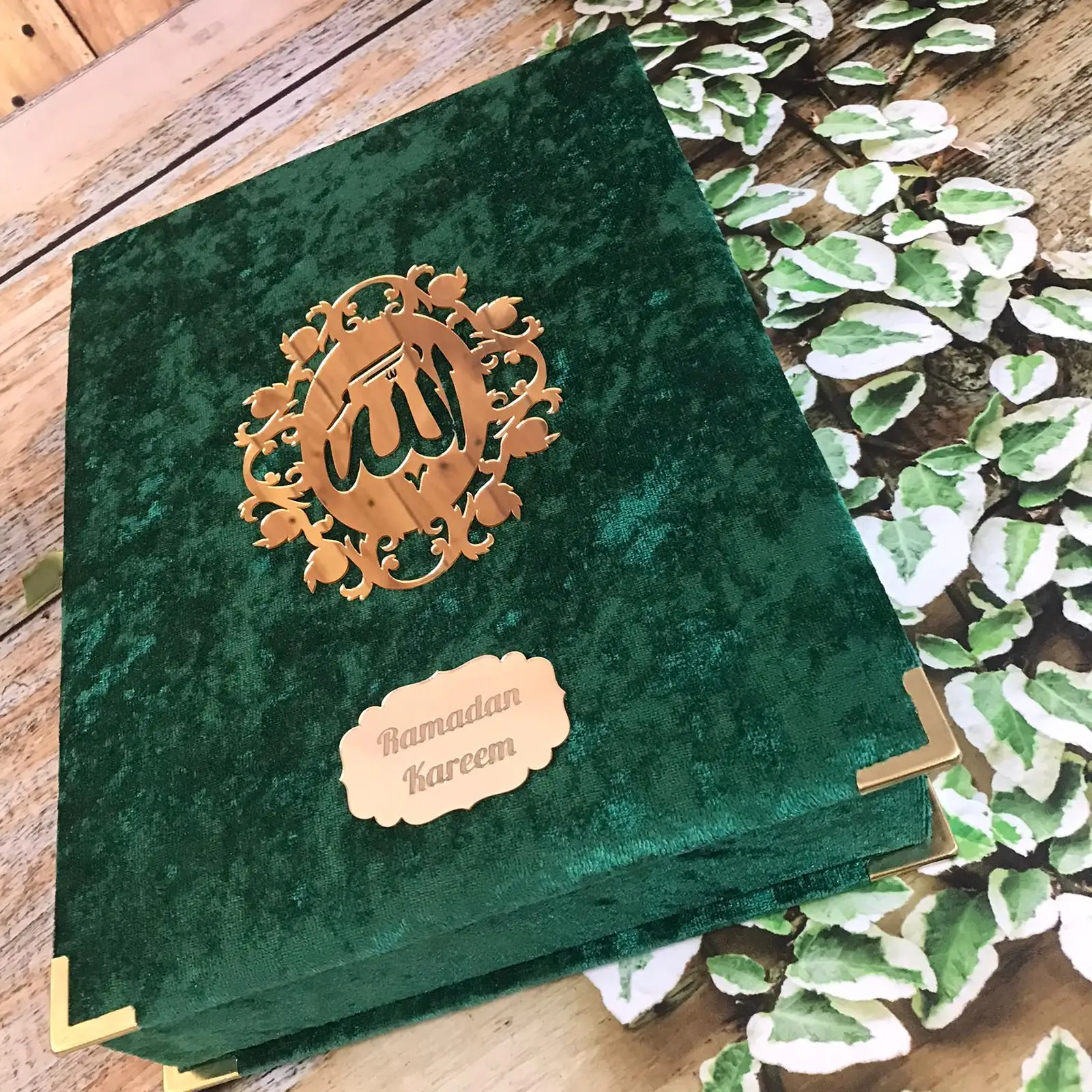 

BIG SIZE Boxed Quran Islamic Gift Favors Eid Mubarak Ramadan Kareem Ameen Muslim
