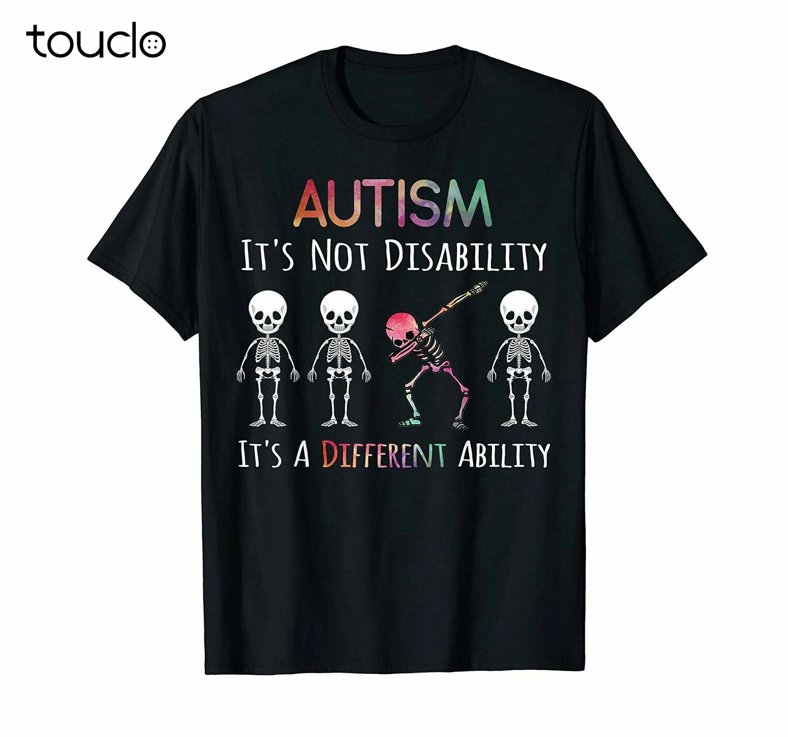 

Autism Awareness Dabbing Gift Autism It's Not A Disability T-Shirt Birthday Gift
