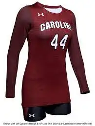 Майка тренировочная женская UNDER ARMOUR с длинным рукавом бордо California размер M |