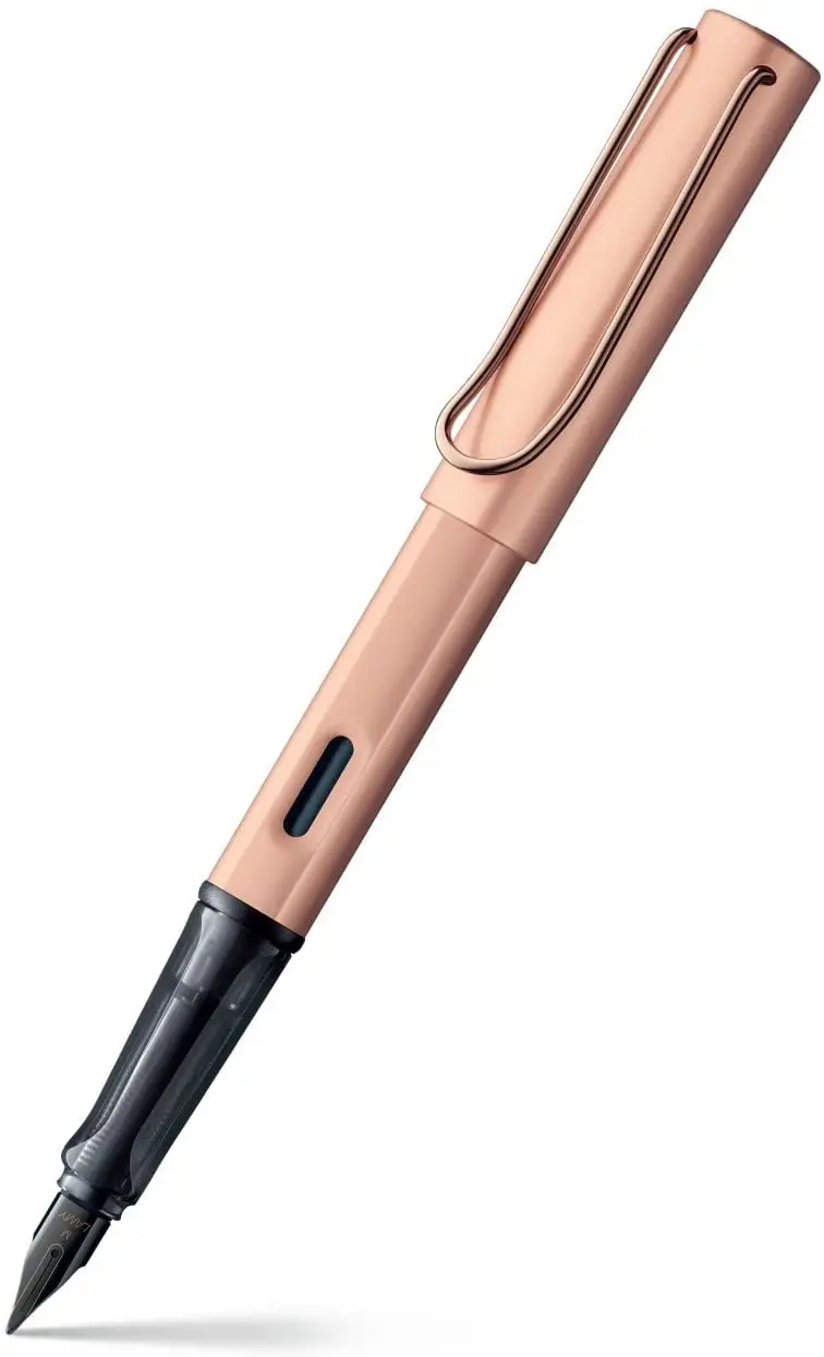 Перьевая ручка Lamy 76-EF LX позолоченная розовая EF перо | Канцтовары для офиса и дома