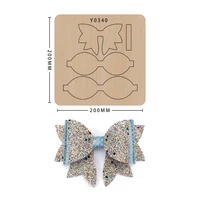 new 2021 scrapbook die cut bow diy handmade for non woven cutting decorative mould wooden mold template cutting die