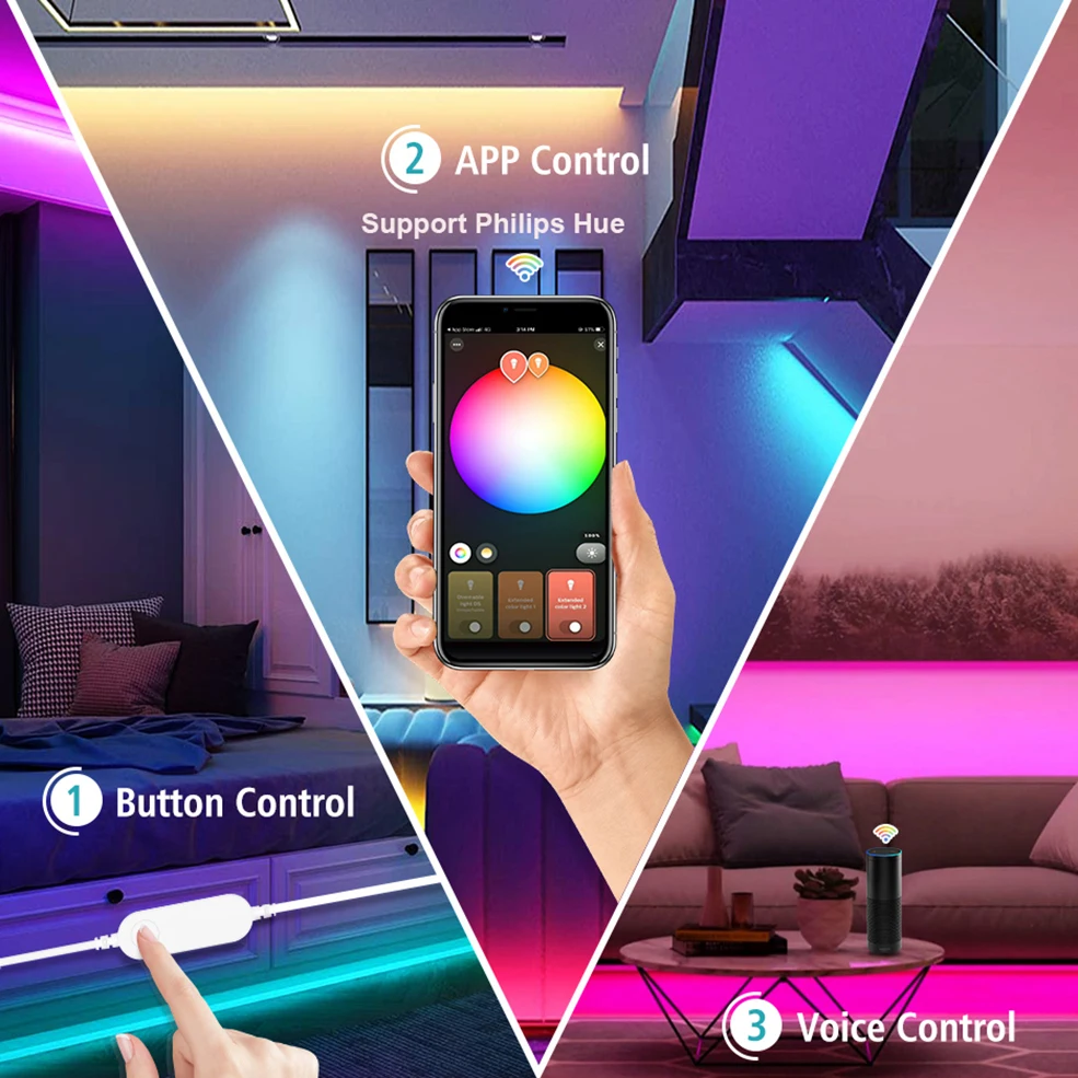 Контроллер Zigbee светильник Strip USB DC12V-24V RGB RGBW RGBWW Tuya Wifi Smart Dimmer Mini Controller Поддержка Google