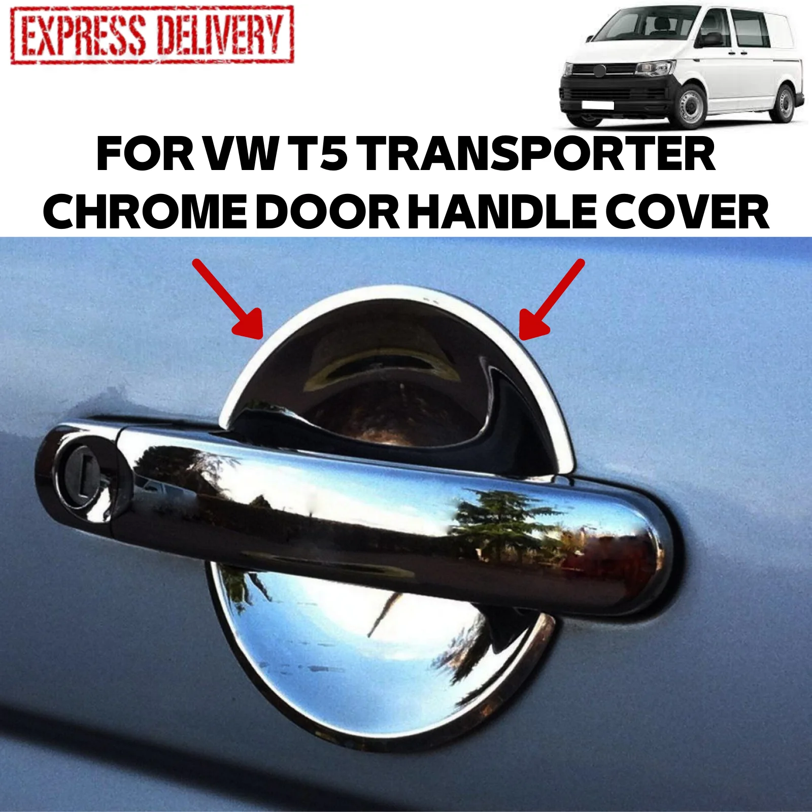 

Хромированная дверная ручка для VW T5 TRANSPORTER 2003-2015, 3 шт., внутренняя отделка, стоматологические аксессуары из нержавеющей стали, модификация б...
