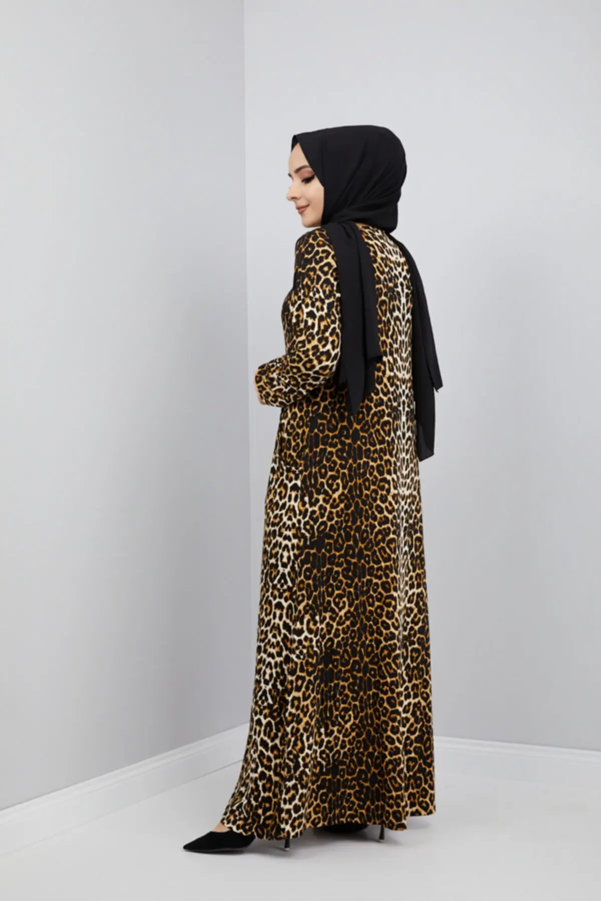 

Women Women Patterned Dress Pattern Hijab Long Dress Prayer Islamic Best Scarf Turkey Muslim Made In Turkey %100 Cotton