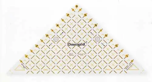 Проворный треугольник с дюймовой шкалой для 1/2квадрата до 6 дюймов PRYM 611641 | Дом и