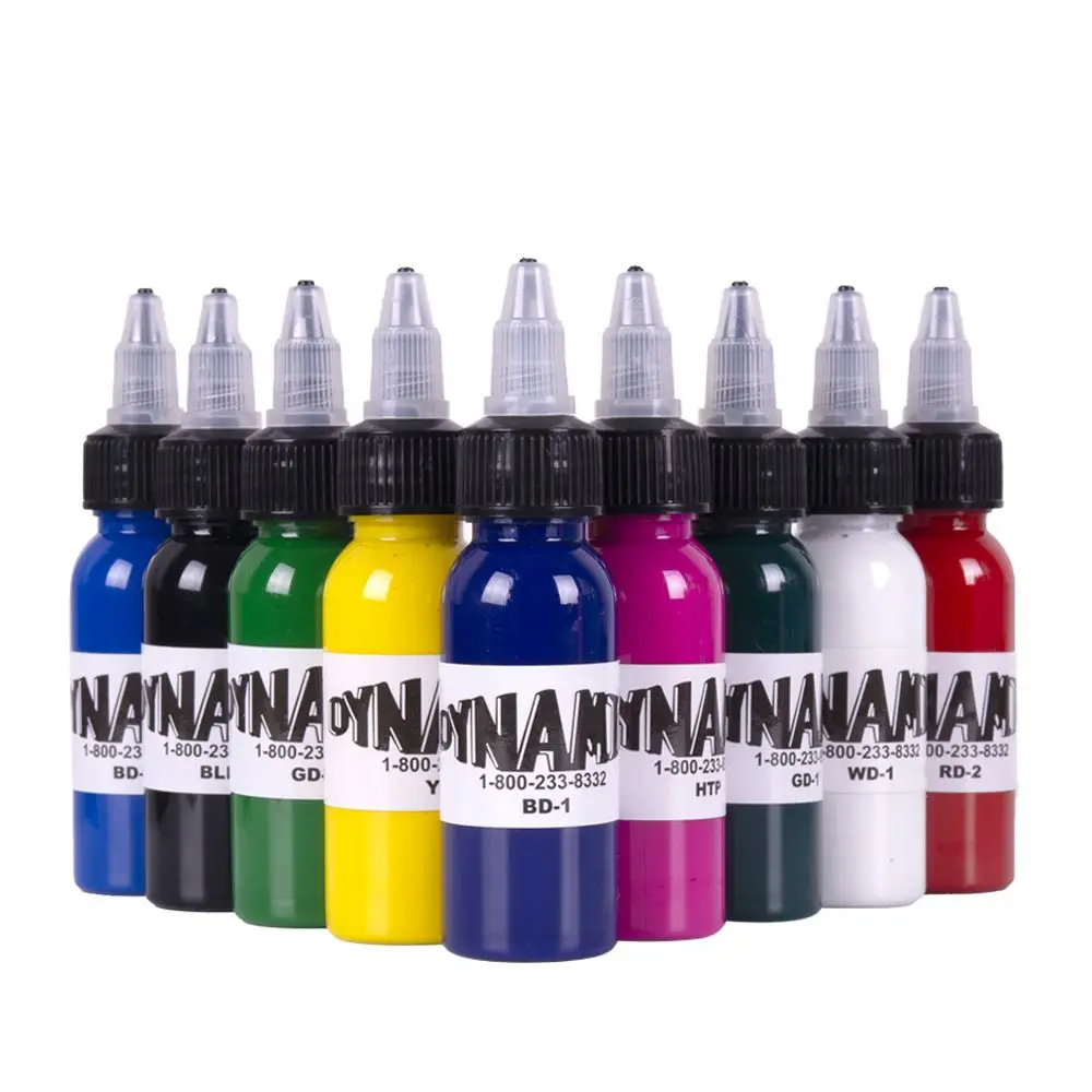 KEWER 30ml Bottle 9 Colors Profession Tattoo Ink Microblading Pigments Suitable For Body Tattoo Art Inks For Tattoos Supplies