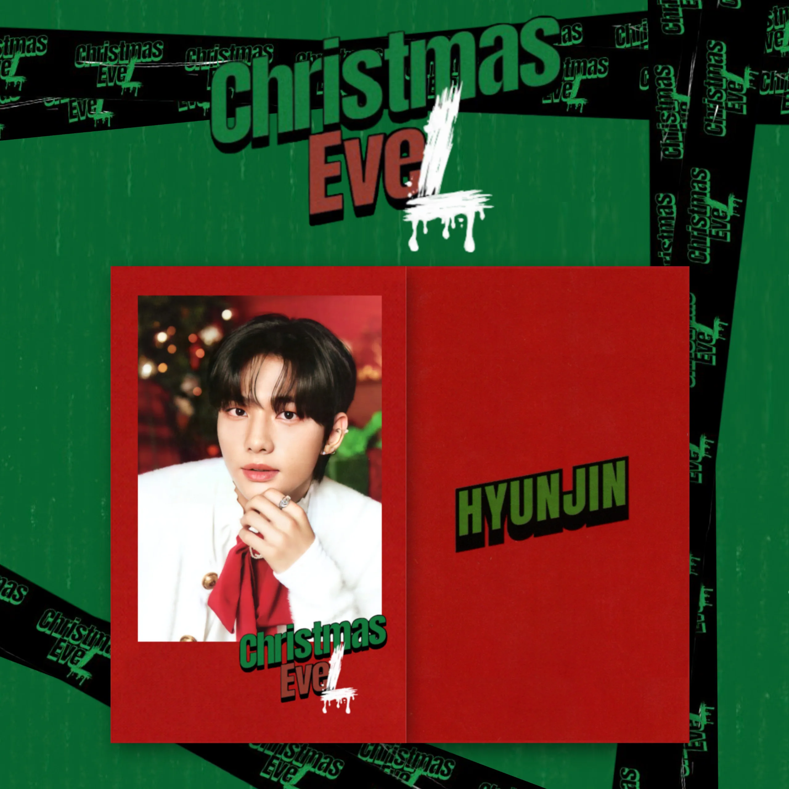 8 шт/комплект Карты полароид STRAY KIDS CHRISTMAS EVEL для коллекции on.