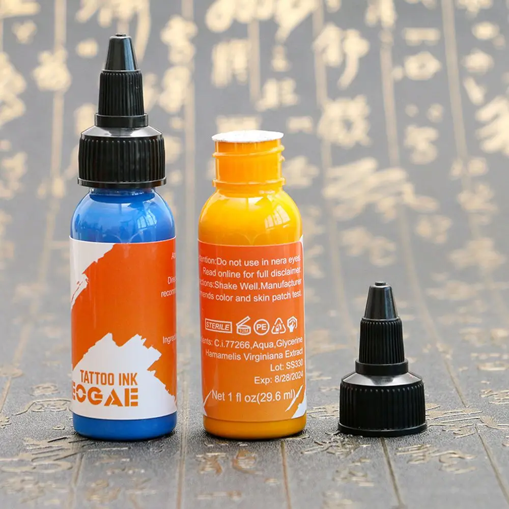 KEWER 30ML Tattoo Ink 5 Colors Tattoo Ink Set Pigments For Microblading Focus On Beauty And Body Painting Art Tattoo Supplies