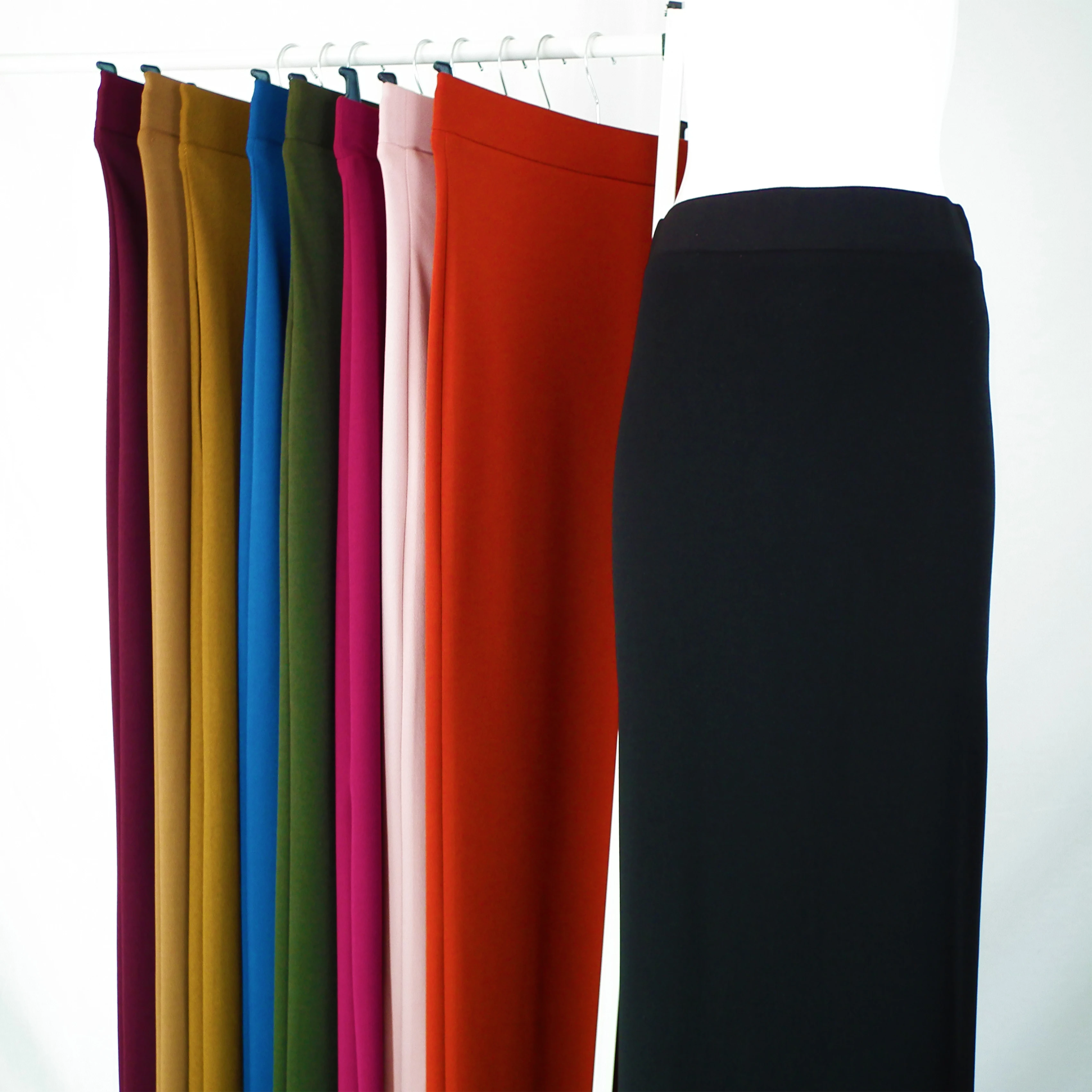

Women pencil skirt , tight skirt , lycra , elastic , spor , soft tissue , long skirt , slim showing skirt , woman fashion , flex