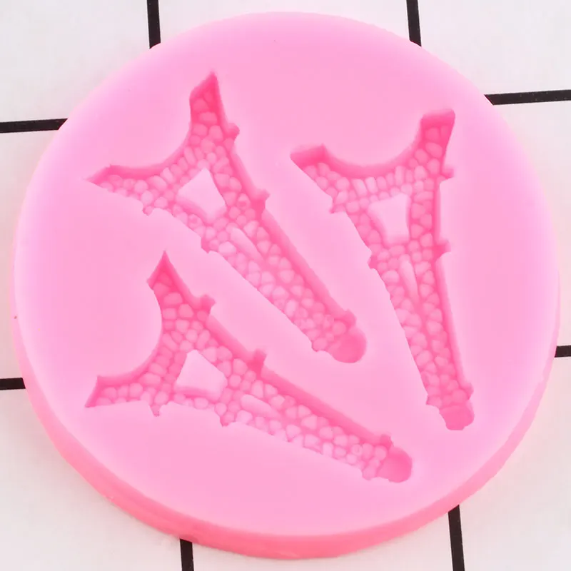 Силиконовая форма с Эйфелевой башней для помады инструменты украшения тортов