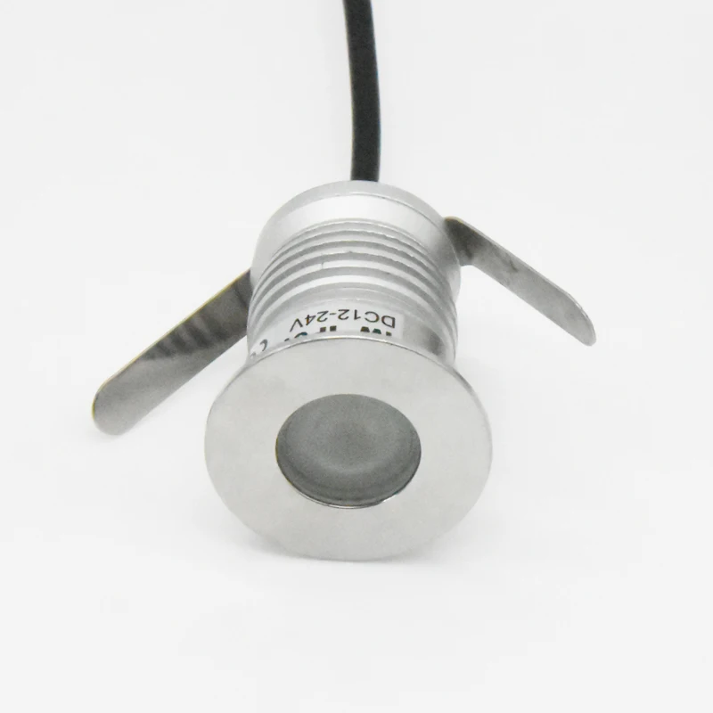 Точечный светильник для сауны лестницы из нержавеющей стали IP67 IP68 1 Вт 3 CREE 12 В 24