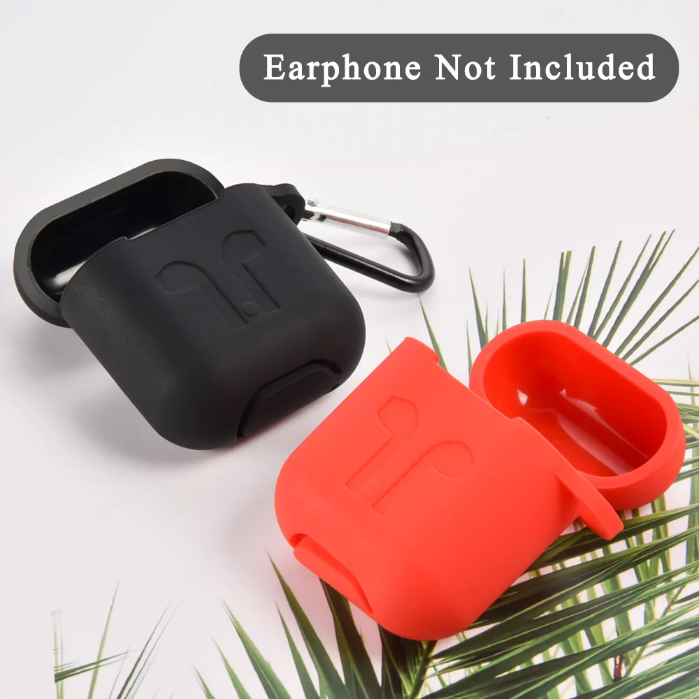 ТПУ мягкий силиконовый цветной чехол для Apple AirPods 2 Наушники противоударный чехол для Apple Air Pods 1 коробка для зарядки