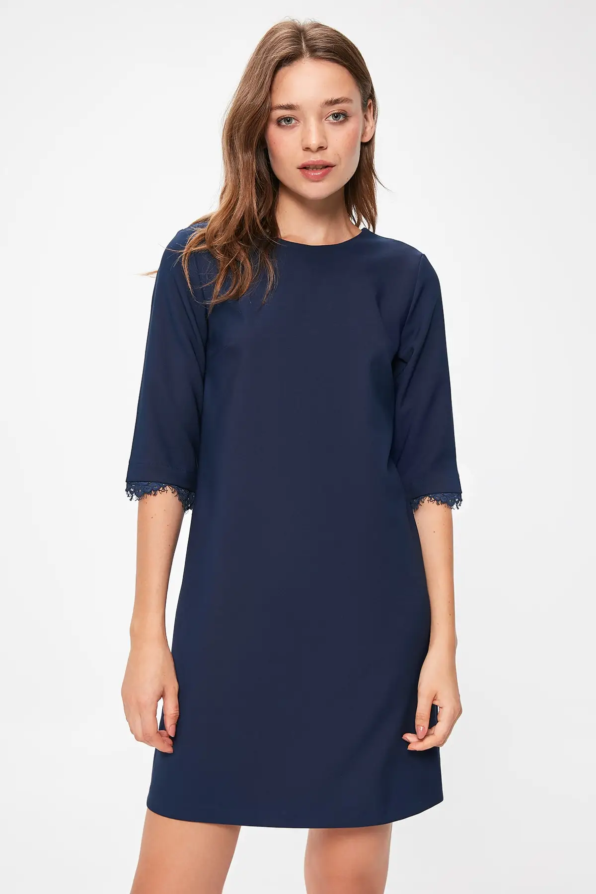 Темно-синие кружевные детали TWOAW20EL0943 | Женская одежда