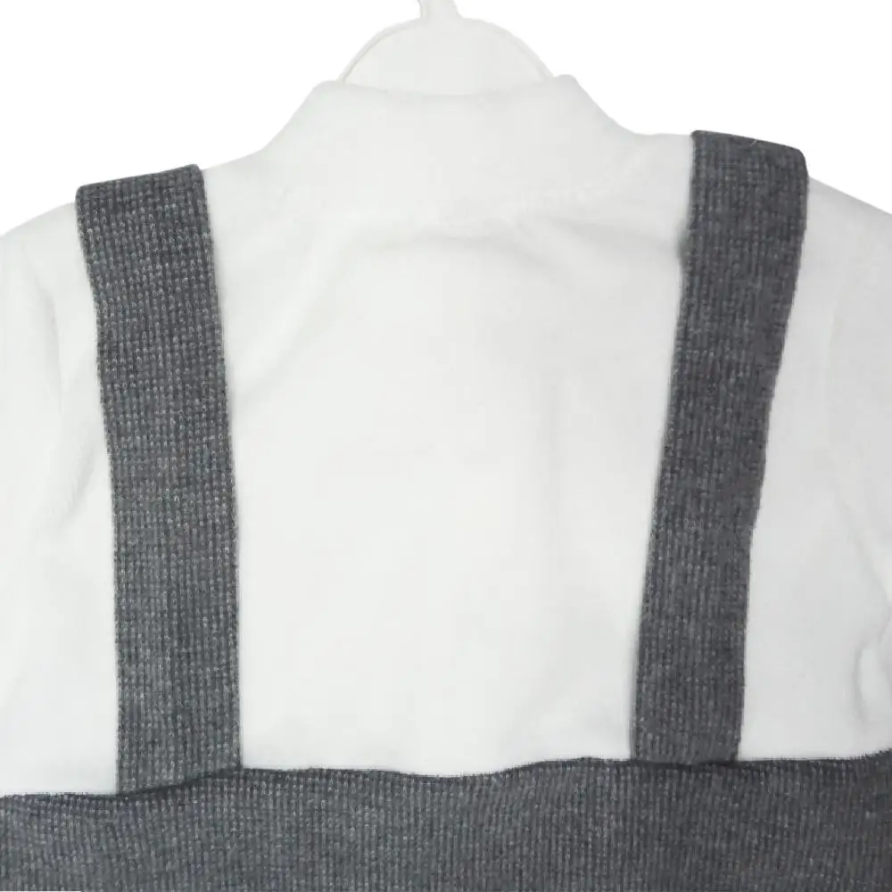 Бархатный комбинезон для новорожденных мальчиков с бабочкой и лямками на плече