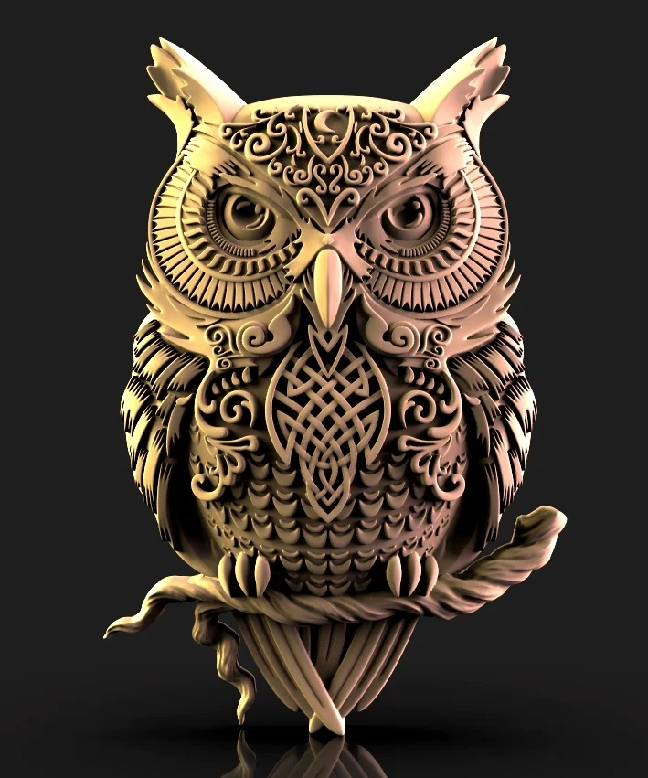 3d филин stl. Филин 3д модель. Сова 3d. Owl 3. Сова 3d модель.