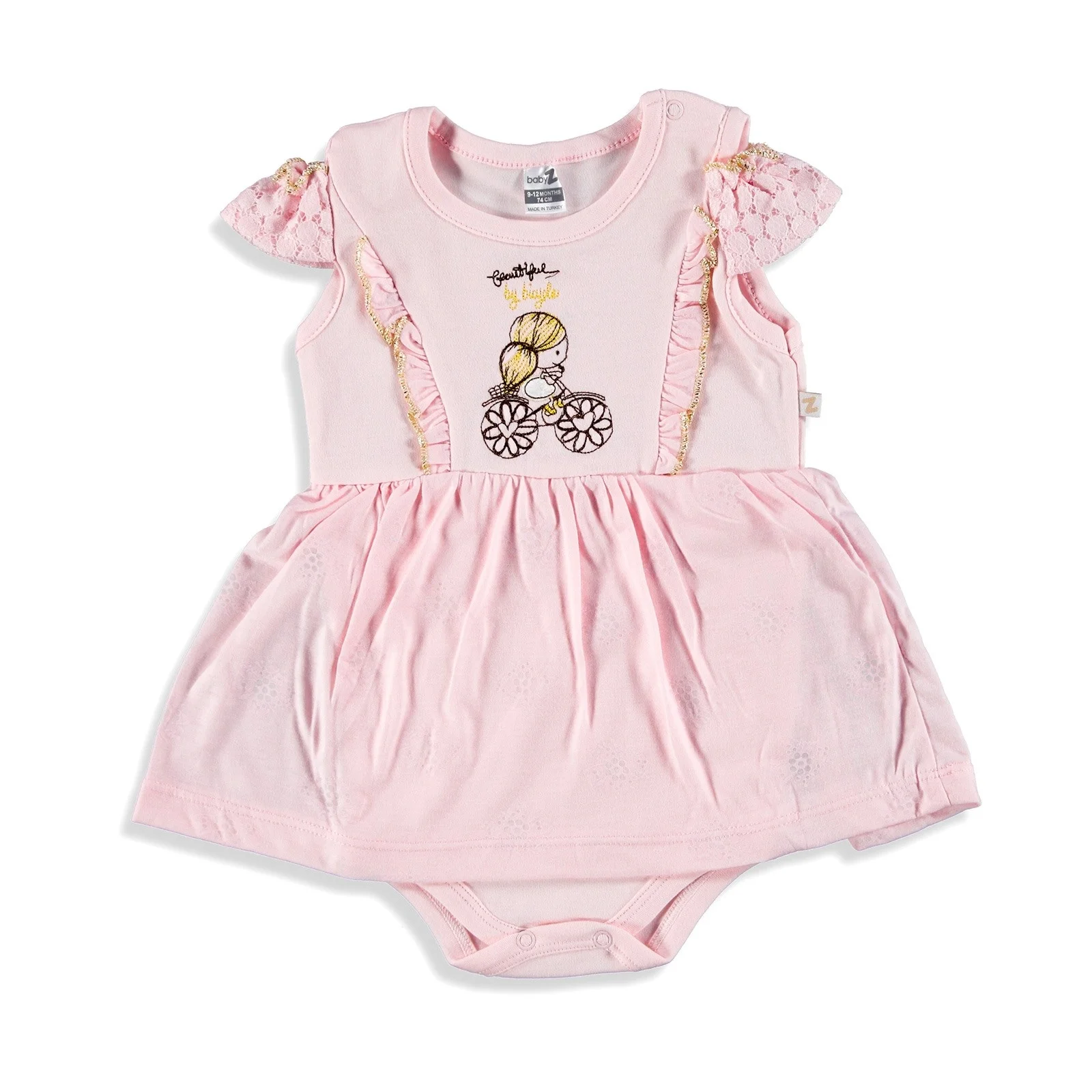 Ebebek BabyZ/красивое платье с вышивкой для маленьких девочек боди |