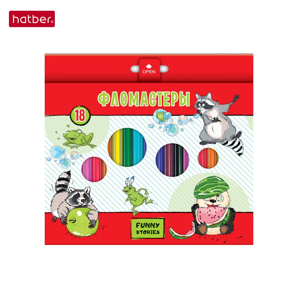 Фломастеры &quotЗабавные Животные&quot|Маркеры-краски| |