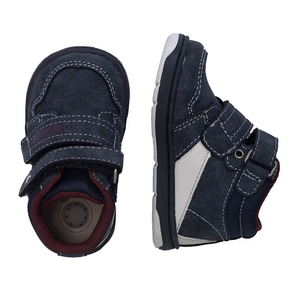 Ботинки Chicco Ghost для мальчиков цвет синий|Кожаная обувь| |