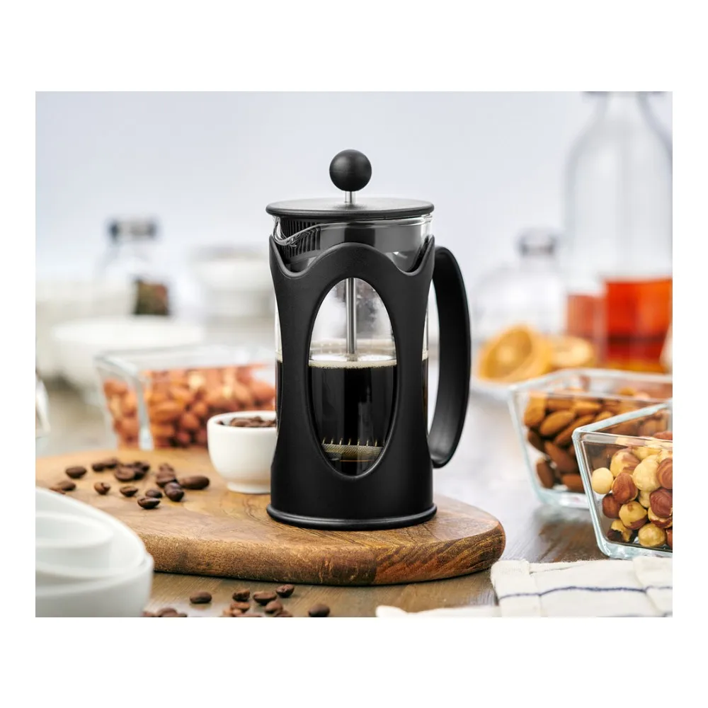 Кофейник френч-пресс Bodum Kenya New 0 35л 10682-01 цвет черный | Дом и сад