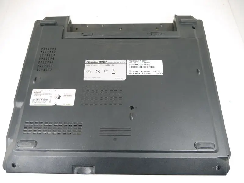 Нижняя часть корпуса от ноутбука Asus A9RP б/у|Комплектующие для ремонта ноутбуков| |