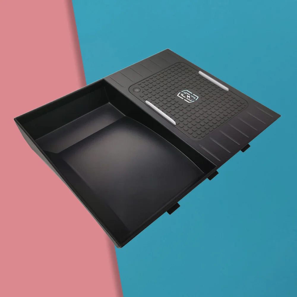 

For New BMW X5 2019 2020 15W Qi Fast Charging Car Vehicle Wireless Charger Pad Android Iphone XiaoMi Holder Intelligent Plate