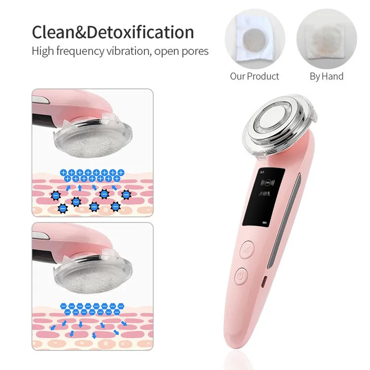 

Multi-function Cosmetic Instrument Photorejuvenation Device Face Massager Inductive Therapeutical Instrument Vibration Massage