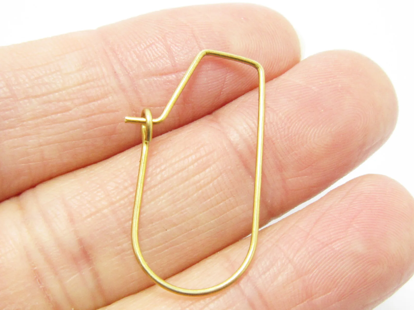 

50pcs Brass earrings hooks 29x16mm Brass Ear wire Brass earrings components -R1121