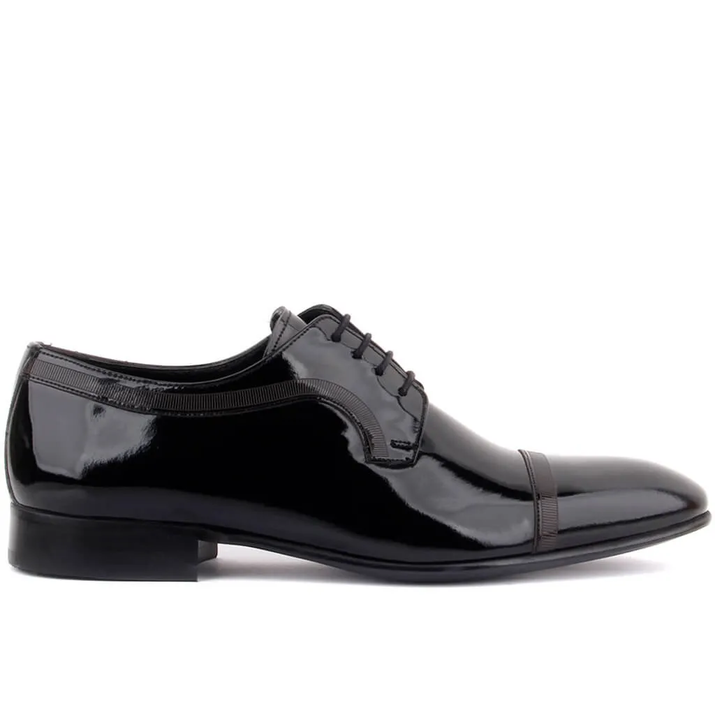 

Sail-Lakers Black Patent Leather Men 'S Classic Shoes