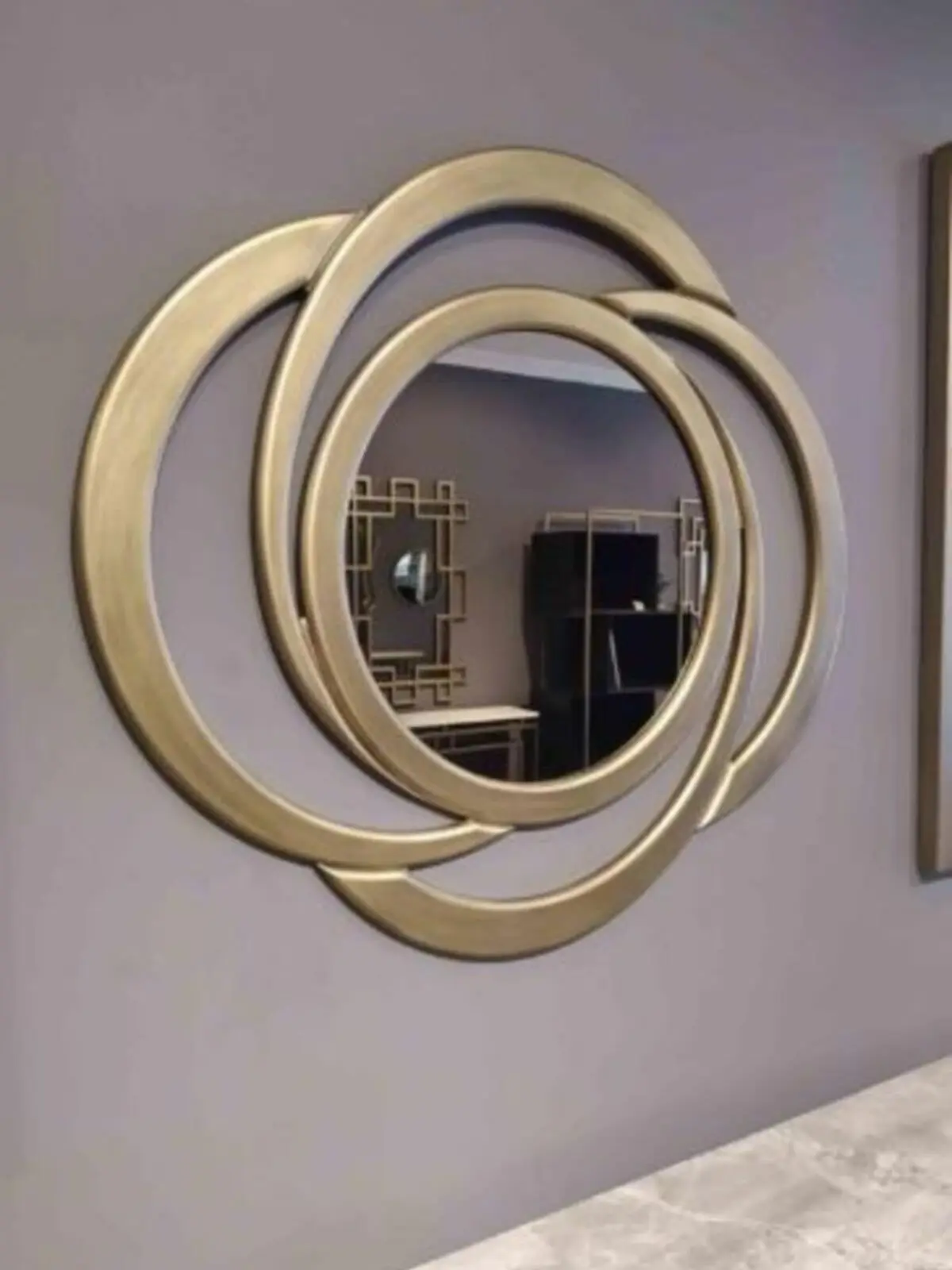 Decorative Round Wall Mirrors Console 80x80 cm Furniture Full Body Mirror Large Length Decor Bathroom From Turkey