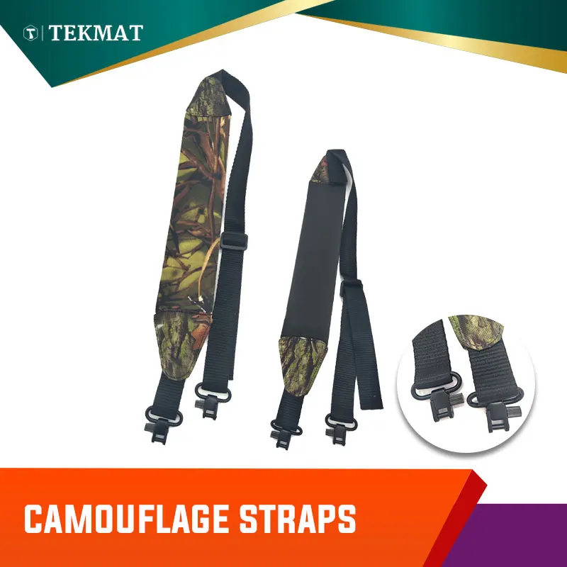 

Tekmat Gun Rifle Shotgun Sling Camo Textured Backing With Swivels Padding 1 Inch Straps For Hunting Shotgun Accessories